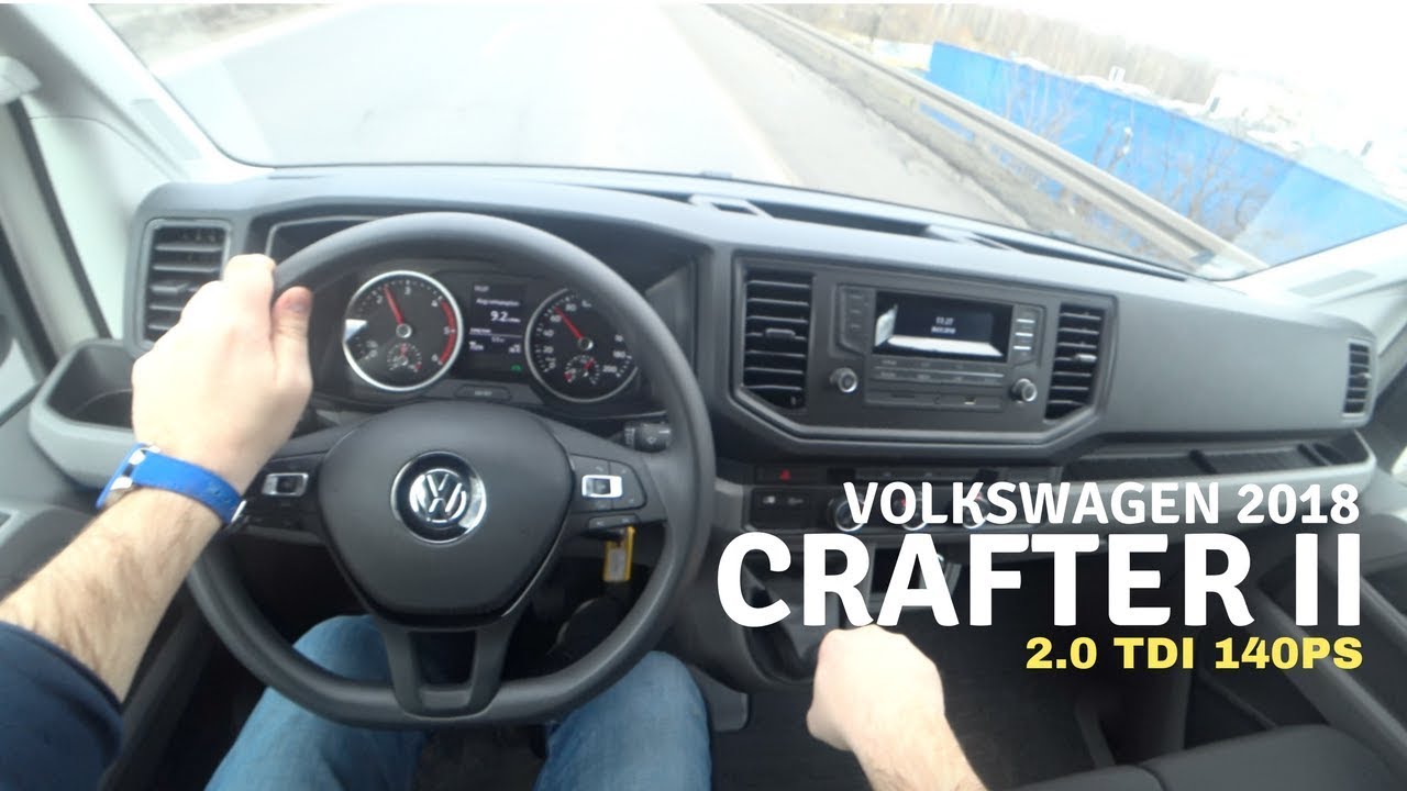 New Volkswagen Crafter 2.0 TDI 140  2018 4K | POV Test Drive #037 Joe Black