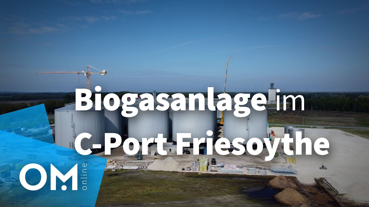 Biogasanlage am C-Port soll im Herbst in Betrieb gehen