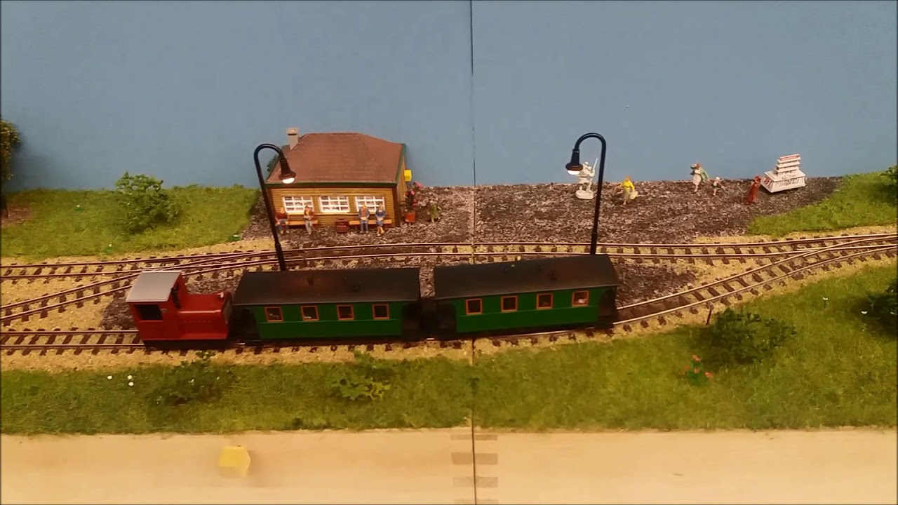 H0e Modul Modellbahn