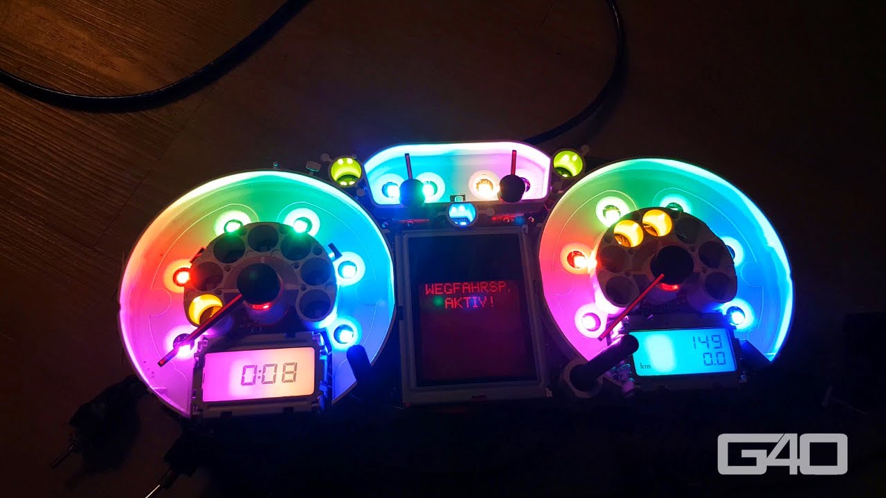 🇩🇪 RGB Regenbogen Tacho | Teil 1 | Funktioniert, ist aber viel Arbeit