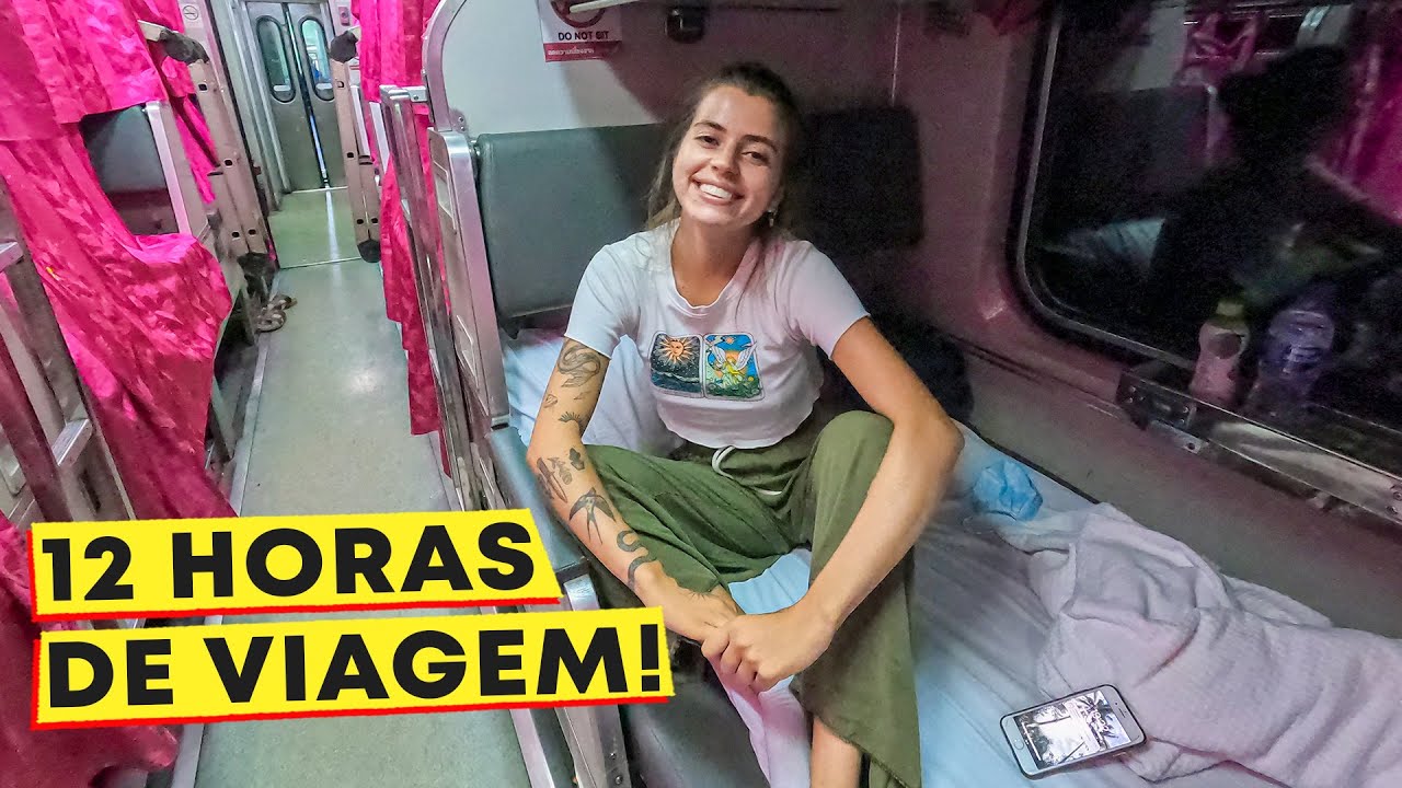 COMO É O TREM NOTURNO INDO PRA BANGKOK, Tailândia