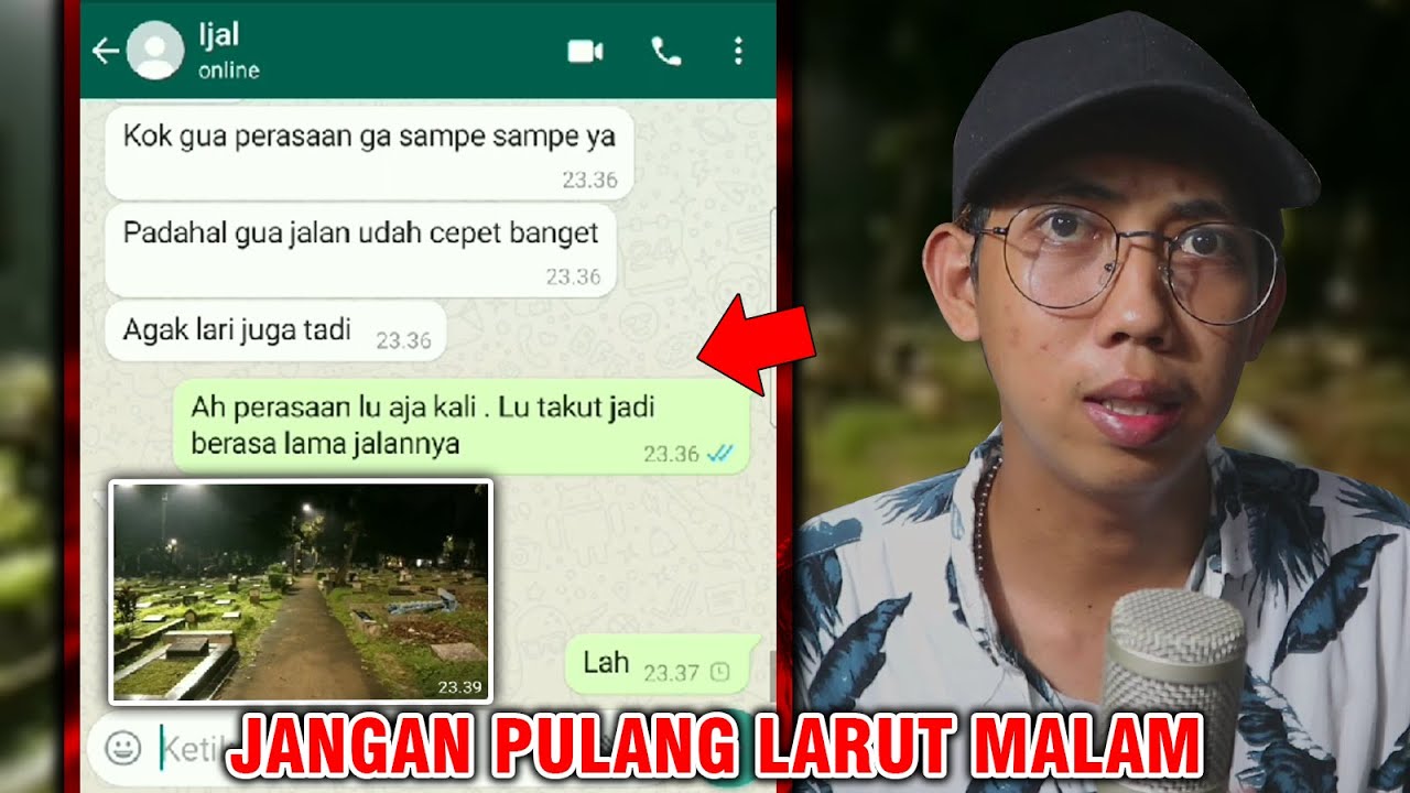JANGAN PULANG LARUT MALAM 😱 | CHAT HISTORY HORROR INDONESIA