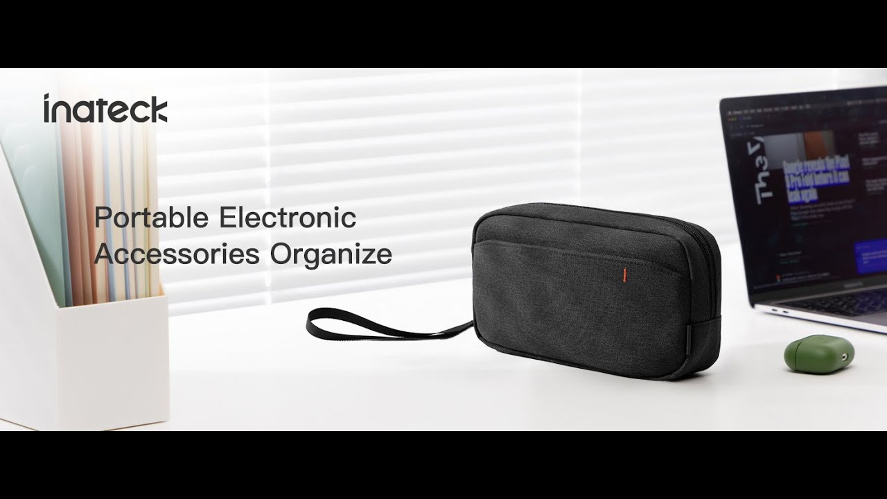 Inateck AB03012: Electronics Organizer Travel Case, Water-resistant Cable Organizer Pouch