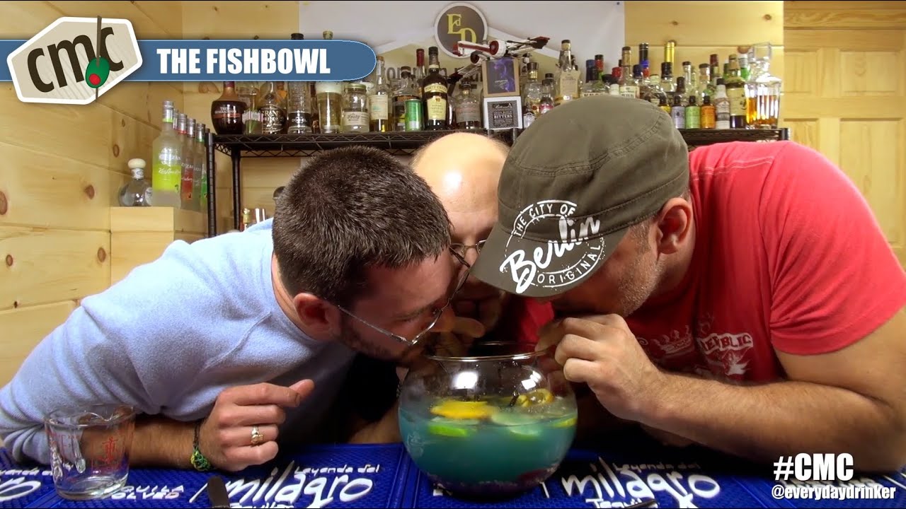 The Fish Bowl Cocktail, Most Amazing Cocktail Design Ever Invented