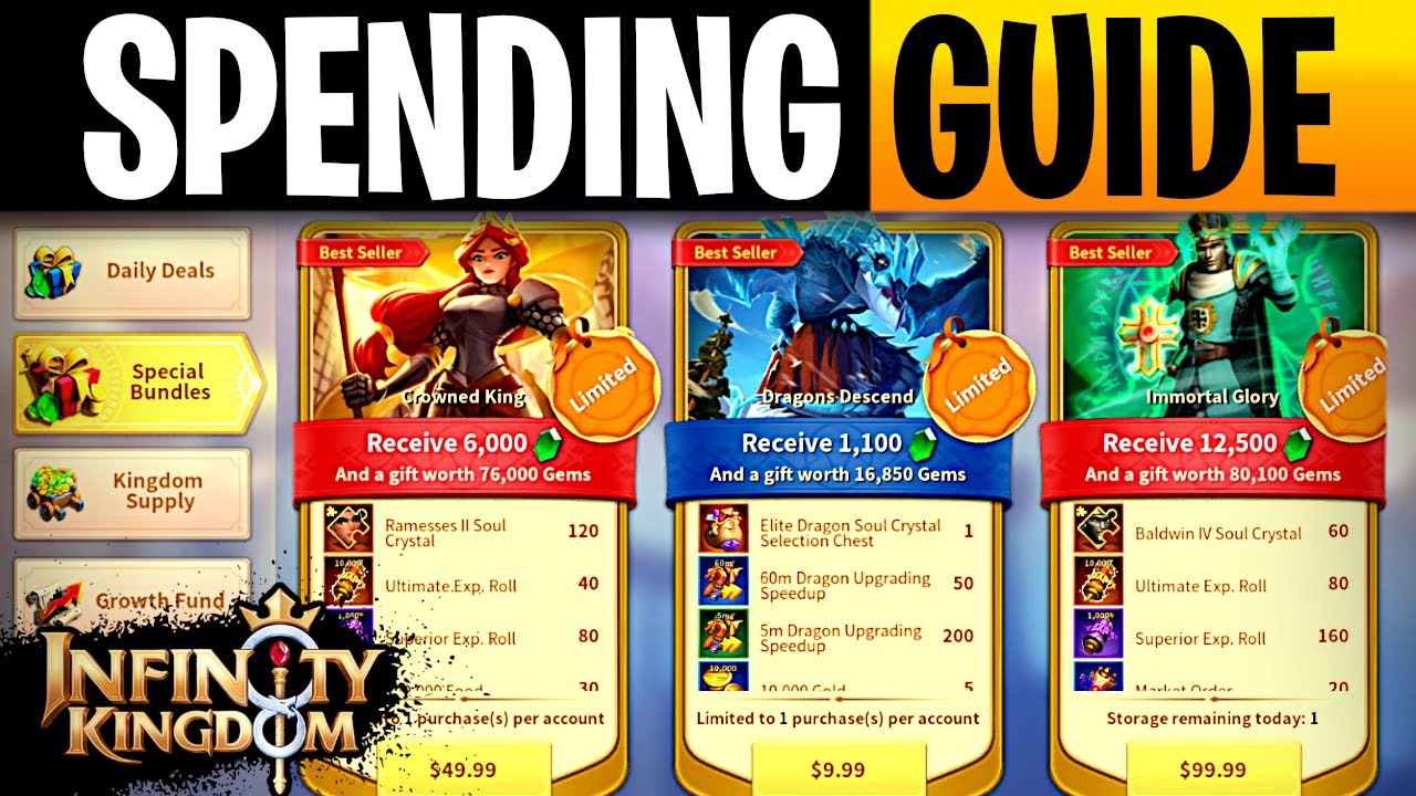 Infinity Kingdom Ultimate Spenders Guide