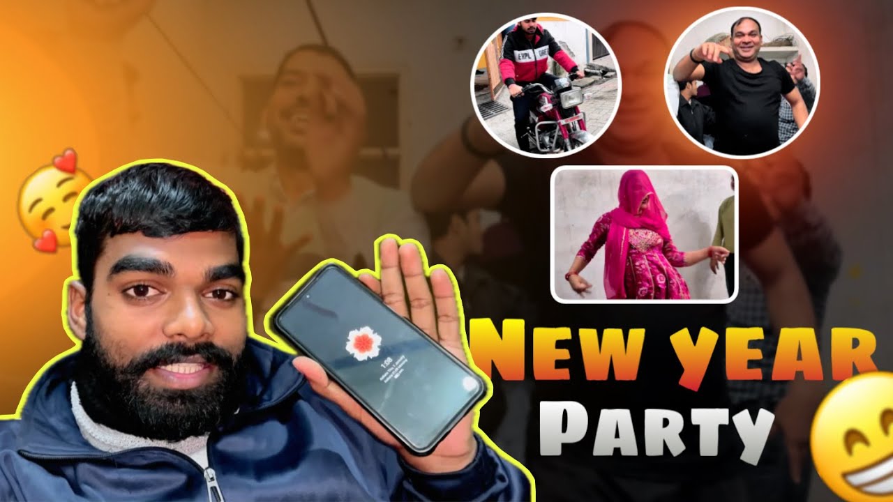 New Year&rsquo;s Eve pe sabne kiya dance 😍 / NEW YEAR VLOG with famly 😂 / happy new year