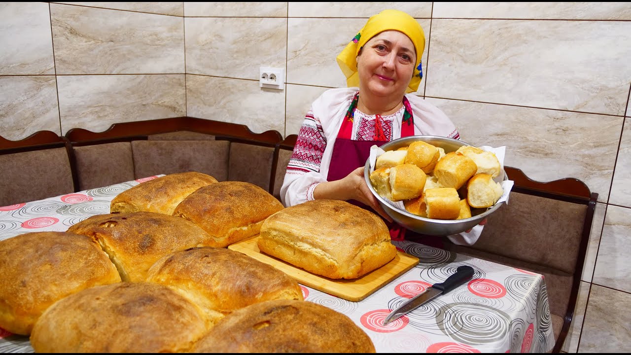 Готуємо ХЛІБ та ПАМПУШКИ в печі!