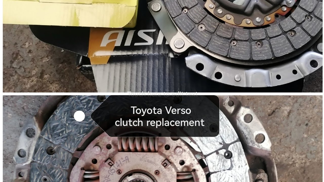 Toyota Verso clutch replacement