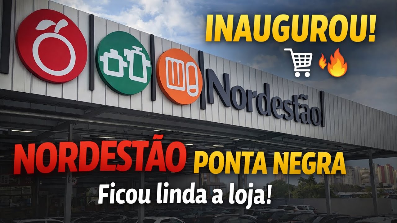 O NORDESTÃO INAUGUROU A MAIS NOVA LOJA EM NATAL/RN, PONTA NEGRA NA AVENIDA ROTA DO SOL, FICOU LINDA.