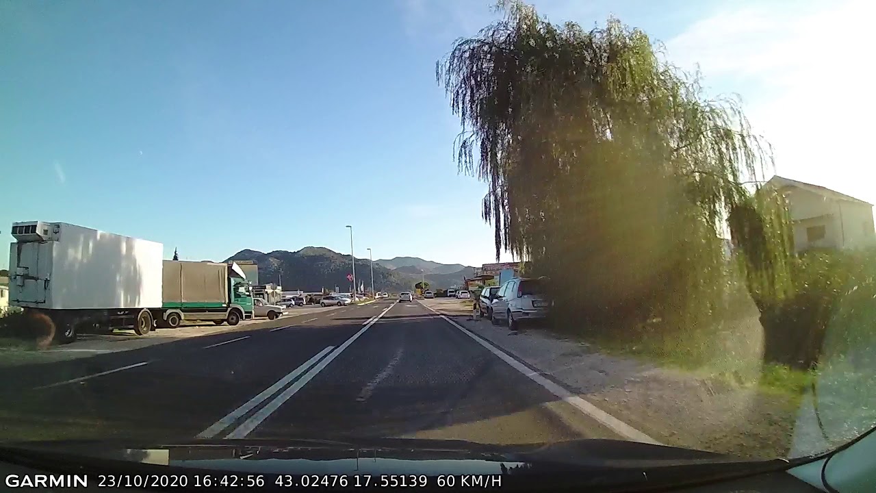 DRIVE #1354: Ploče-Opuzen-Metković (Croatia) (timelapse 4x) *Read Description*