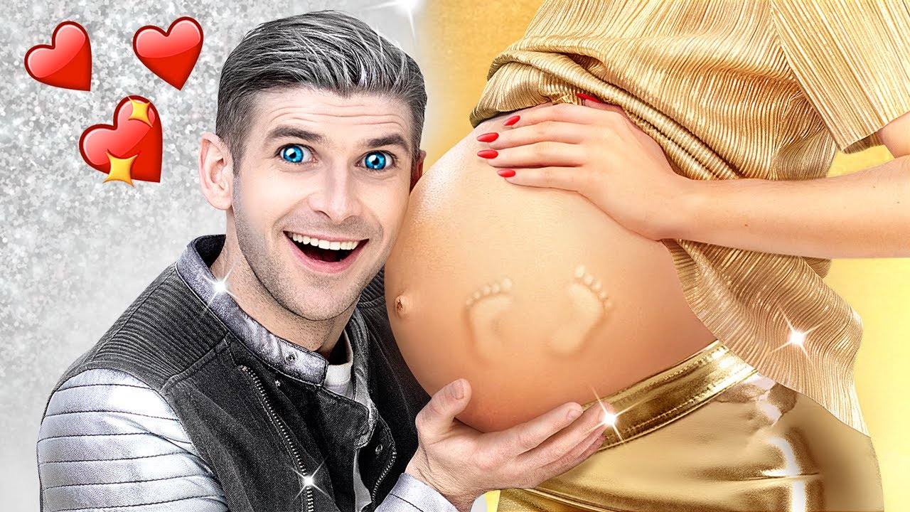 Fille D'or VS Homme D'argent Je Suis Enceinte !