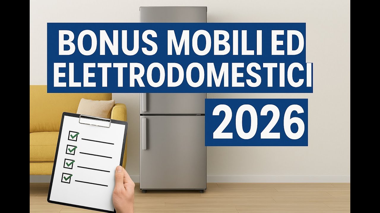 Bonus mobili ed elettrodomestici 2026