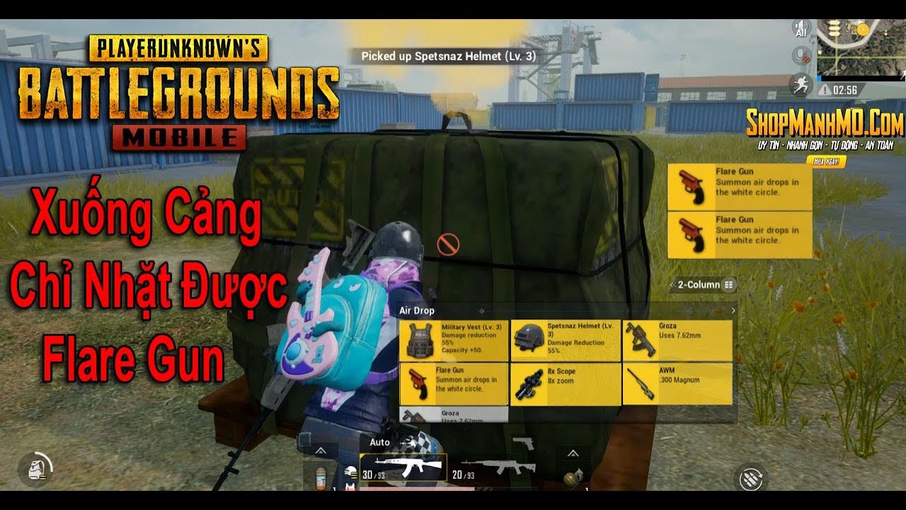 [PUBG Mobile] Nên Làm Gì Khi Xuống Cảng Chỉ Nhặt Được Mỗi Khẩu Flare Gun