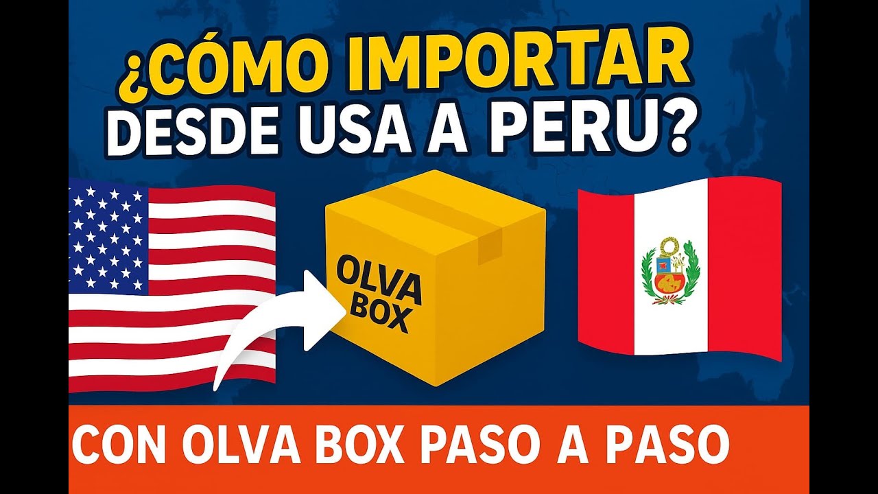 TE EXPLICO PASO A PASO COMO TRAER TUS COMPRAS EN USA HACIA PERU CON OLVA BOX COMPRAS COURIER 2025