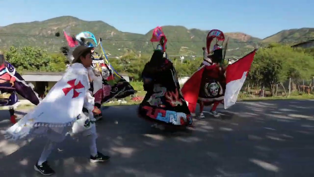 Fiesta patronal en  San Agustín Atenango, Oaxaca.