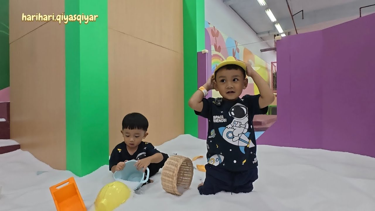 BERMAIN DI NEW HAPPY KIDDY PLAYGROUND PALING RAMAI DI KOTA MAKASSAR