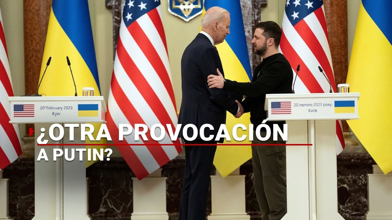 &iquest;A qu&eacute; fue Biden a Ucrania? Porque en Estados Unidos no aprueban que le d&eacute; m&aacute;s armas a Zelensky