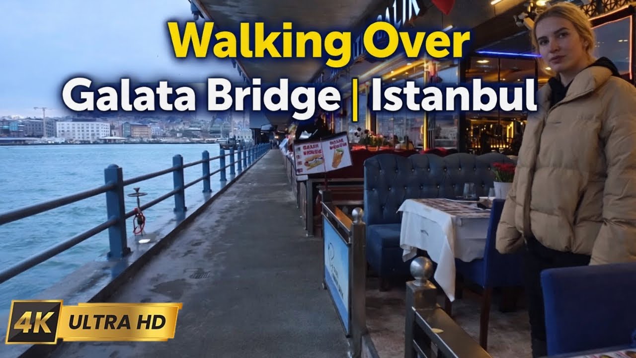 Walking from Karaköy to Galata Bridge | Sea View & Restaurants in Eminönü Istanbul