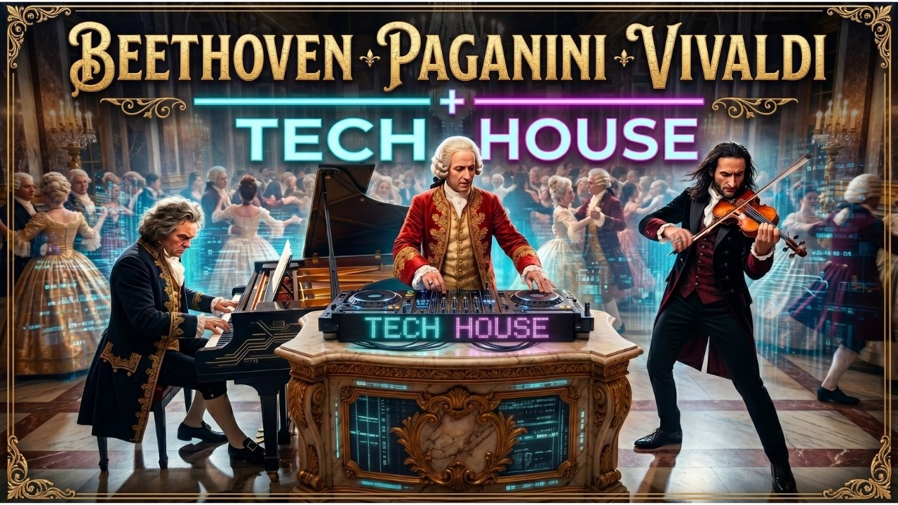BEETHOVEN vs VIVALDI vs PAGANINI Tech House Battle | Who Wins? | Symphony Bass Mix 2026