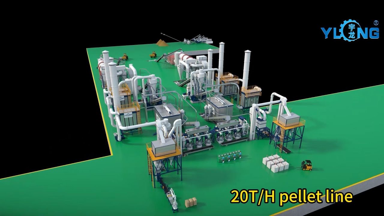 20 T/H pellet line   YuLong