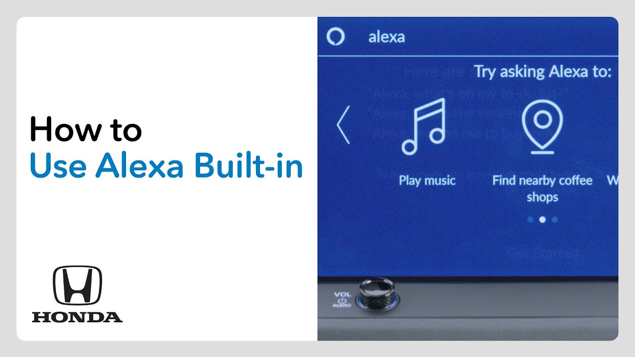 How to Use Alexa Built-in