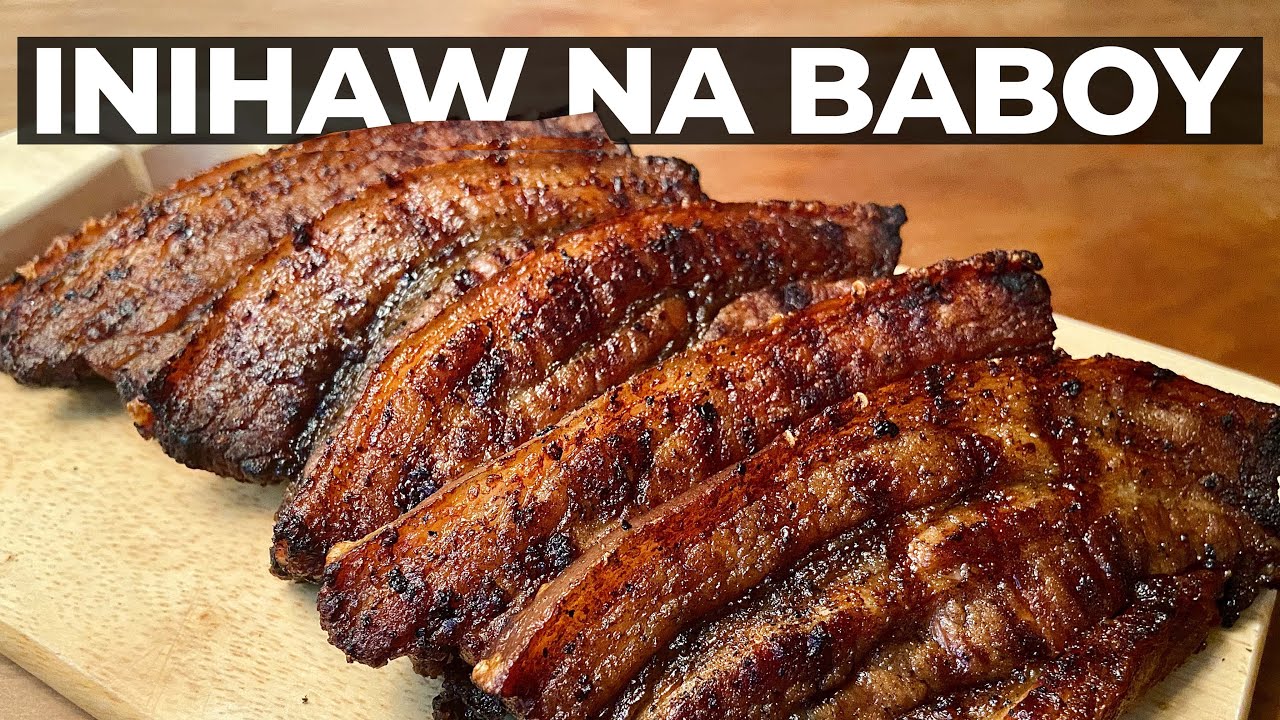 Inihaw na Baboy Recipe (Grilled Marinated Pork Belly)