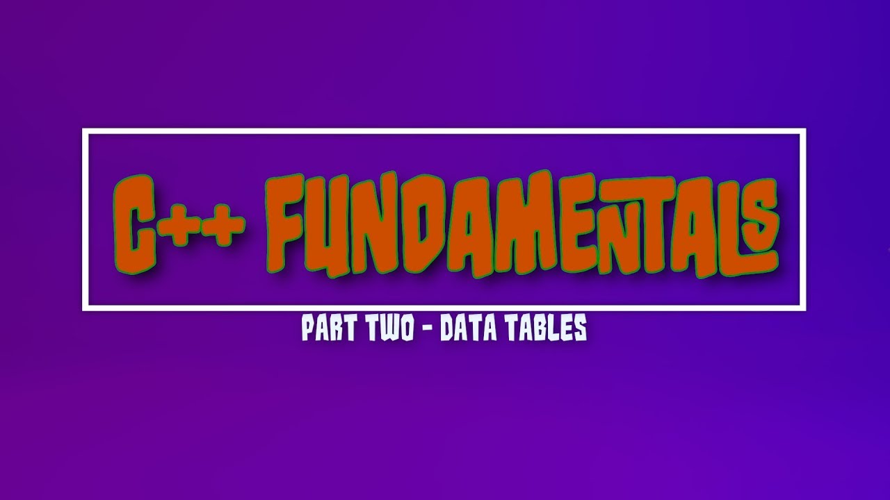 Unreal Engine C++ Fundamentals - DataTables