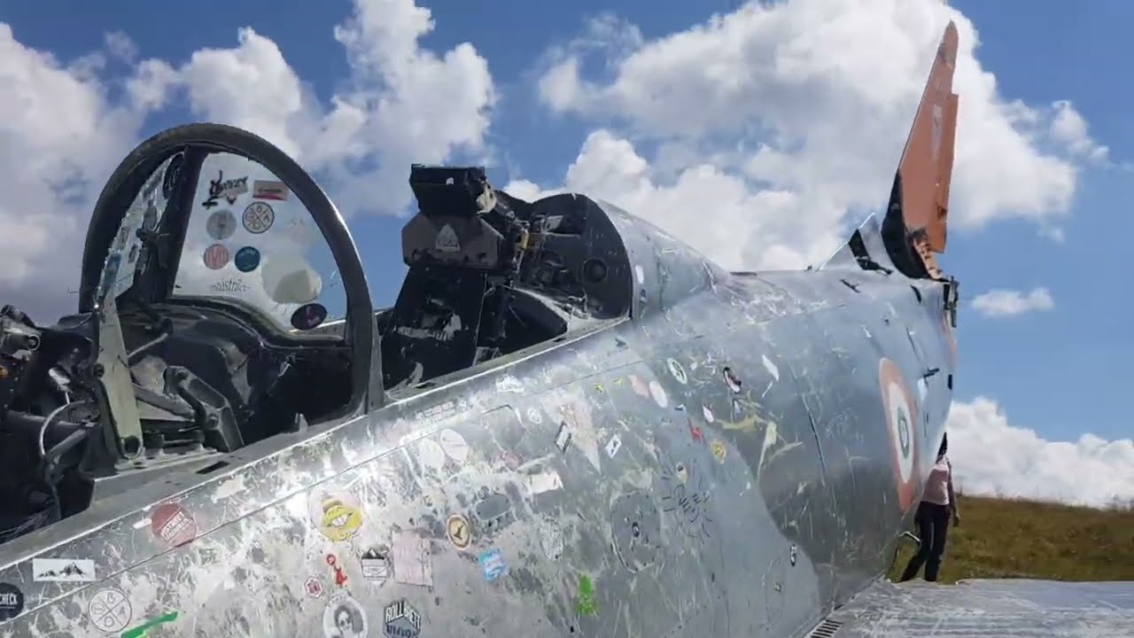 Fiat G 91 Caccia bombardiere ricognitore subsonico abbandonato 32 stormo 13 Gruppo