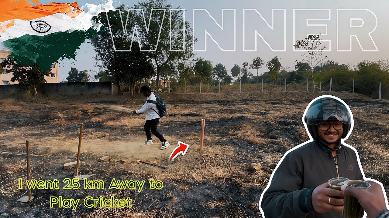 I went 25 km Away to Play Cricket