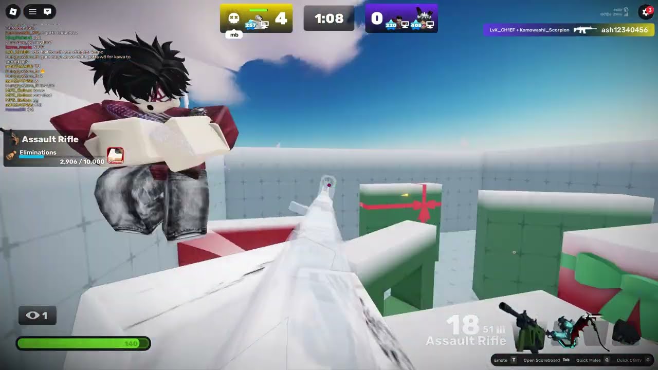 BEATING A NEMESIS PLAYER, 400 LEVEL AND 146 STREAK