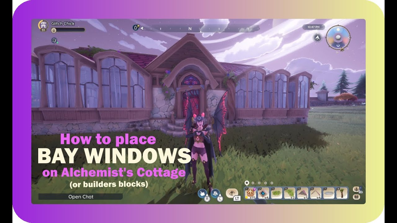 Palia: Bay Windows on Alchemist Cottage