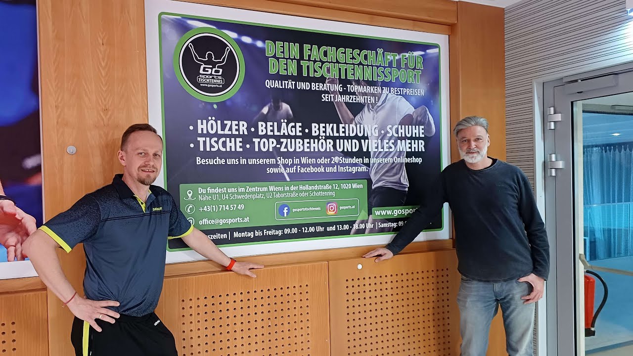 GoSports Materialcheck mit Wojtek Kolodziejczyk (DONIC BlueStar A1 & DONIC Burn OFF-)