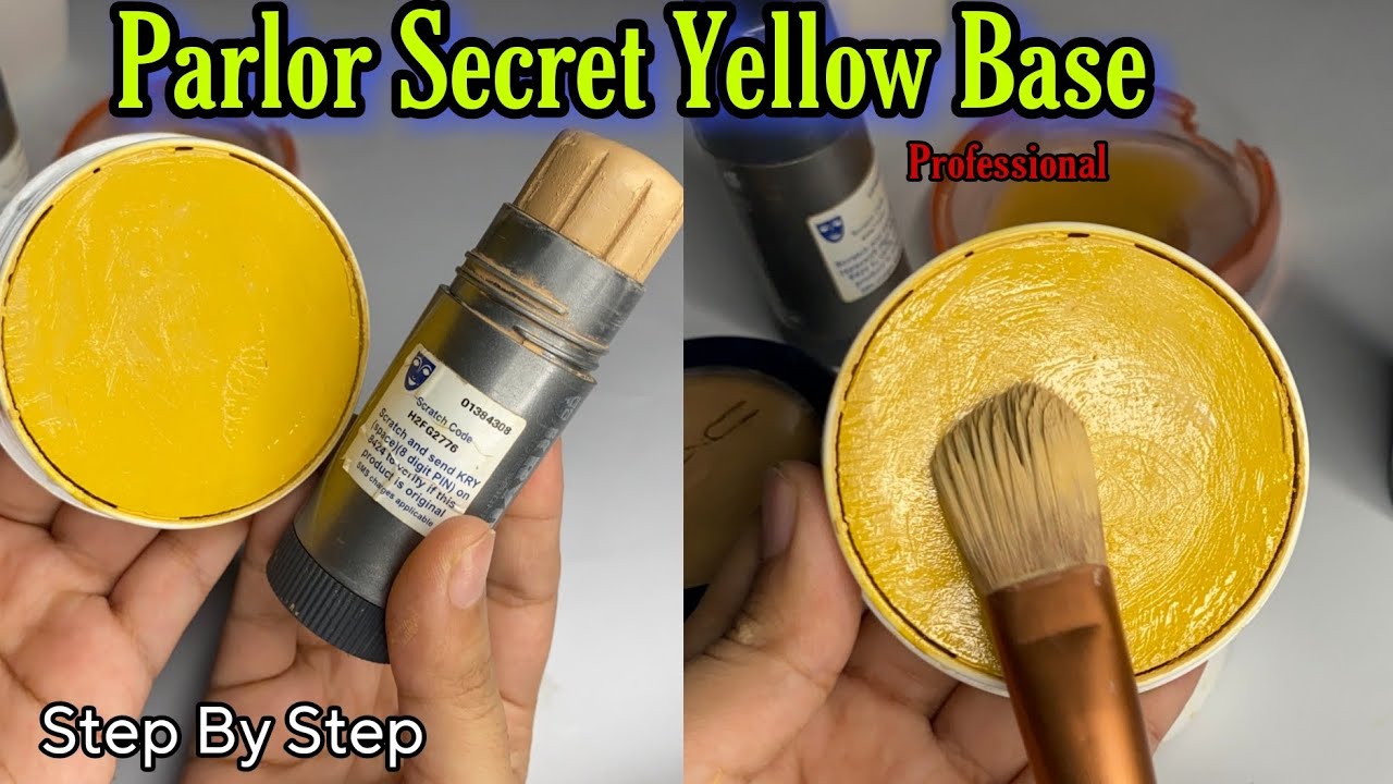 Parlor Secret Yellow Base || Yellow Base Kese Banaye? || Customize Yellow Base #beautyhacks