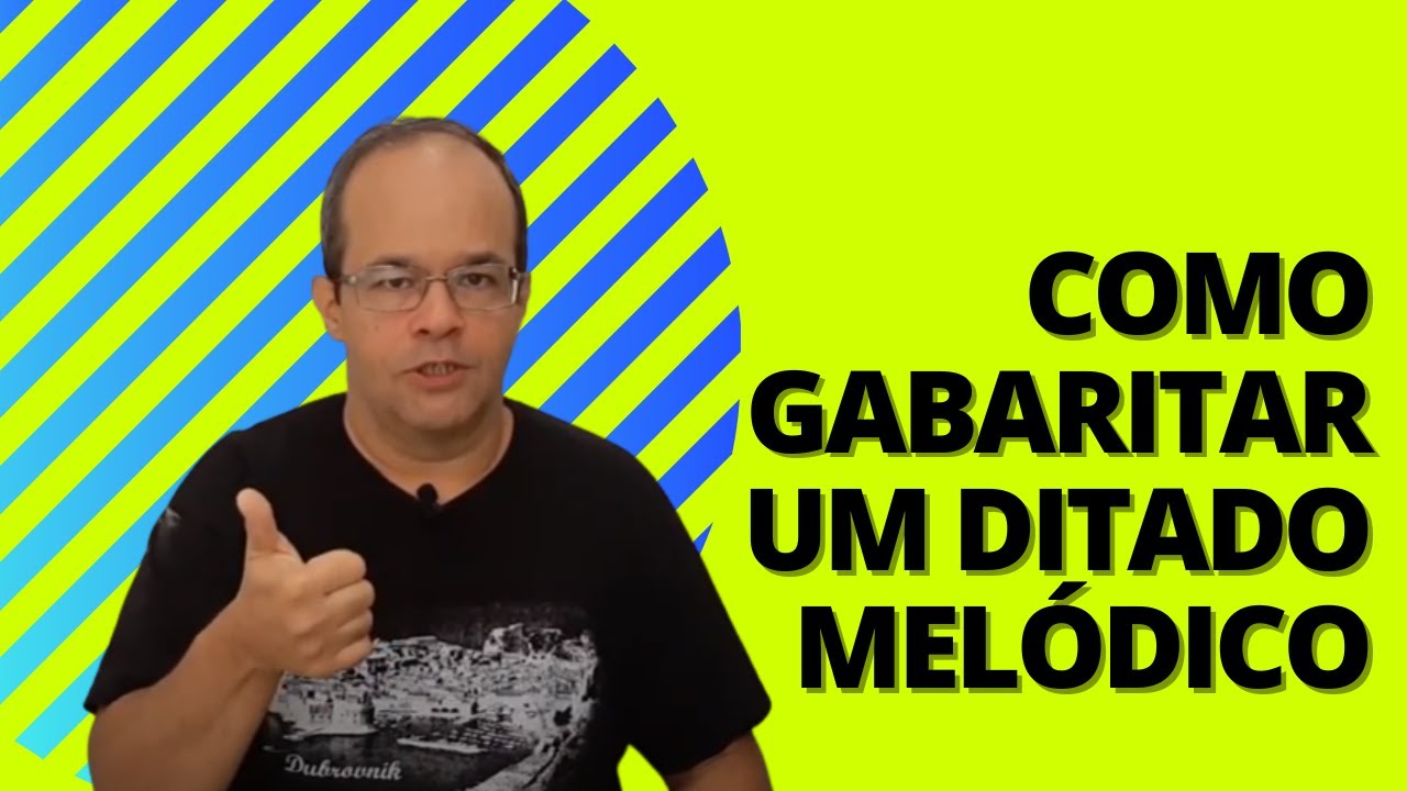 Como gabaritar um ditado melódico