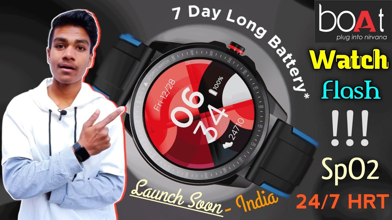 boAt Watch Flash | Teased & Features | Full Details in Hindi | 7 Day Long Battery, Launch India