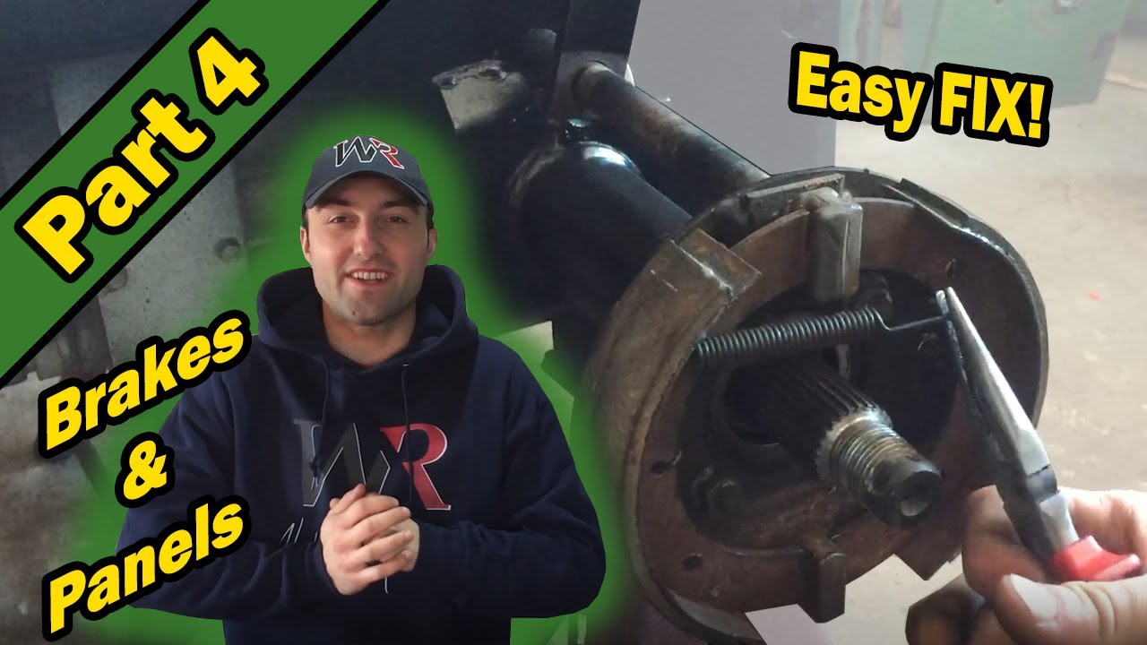Fixing the John Deere 317 Brakes and Sanding the Panels