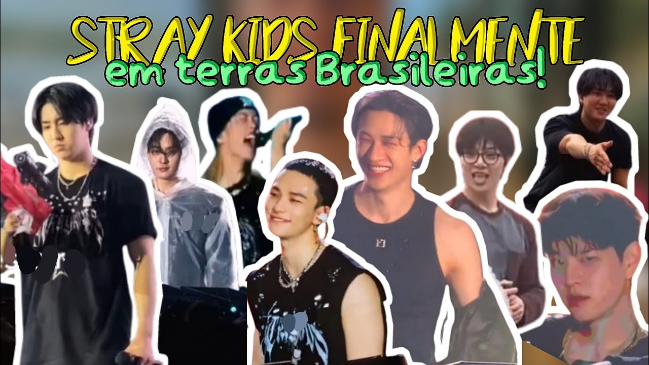 STRAY KIDS sentindo como é FINALMENTE estar no BRASIL!