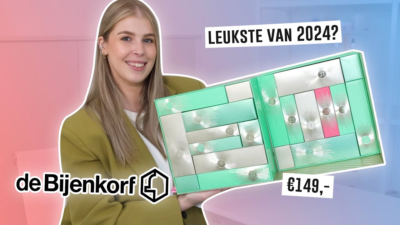 BIJENKORF ADVENTSKALENDER UNBOXING 2024 🐝💚 | Make Me Blush
