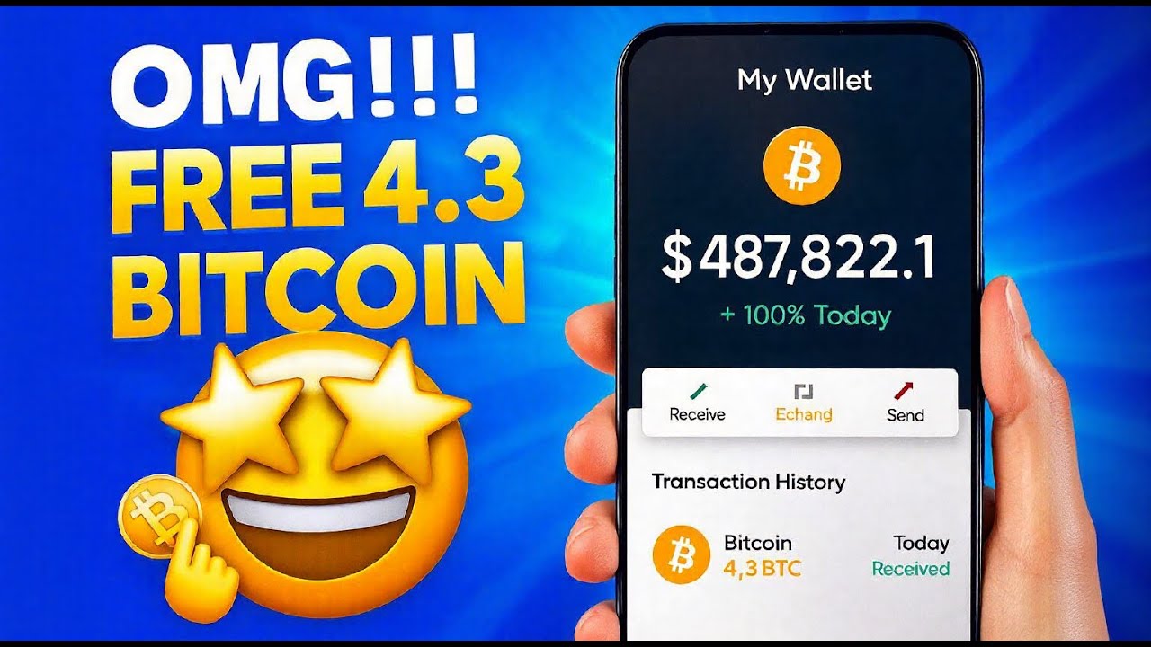 Free 4.3 Bitcoin! 🤯 Honest Crypto Game Test and Reaction 2025