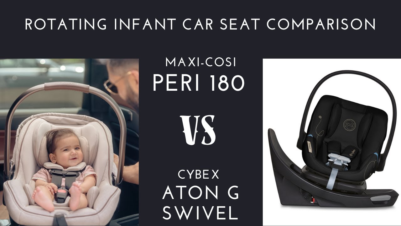 Сравнение поворотных детских автокресел: Maxi Cosi Peri 180 и Cybex Aton G Swivel