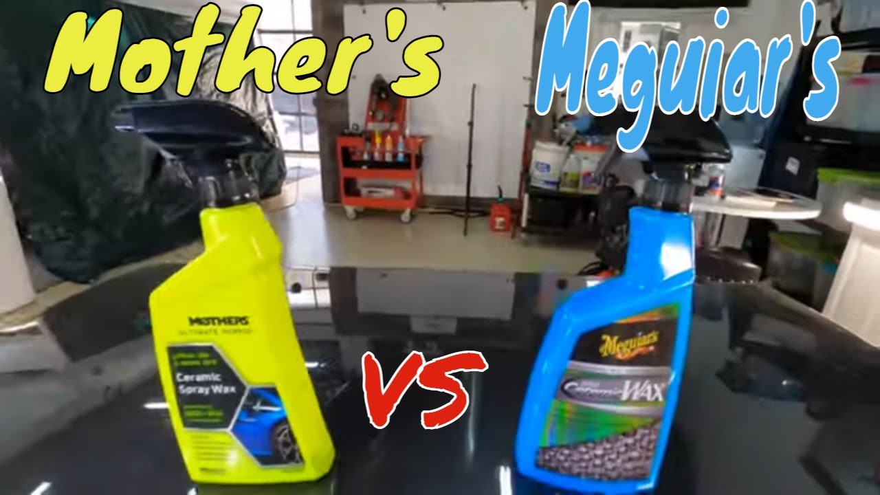 Керамический воск-спрей Mother's 05764 Ultimate Hybrid! ПРОТИВ керамического воска-спрея Meguiar's!