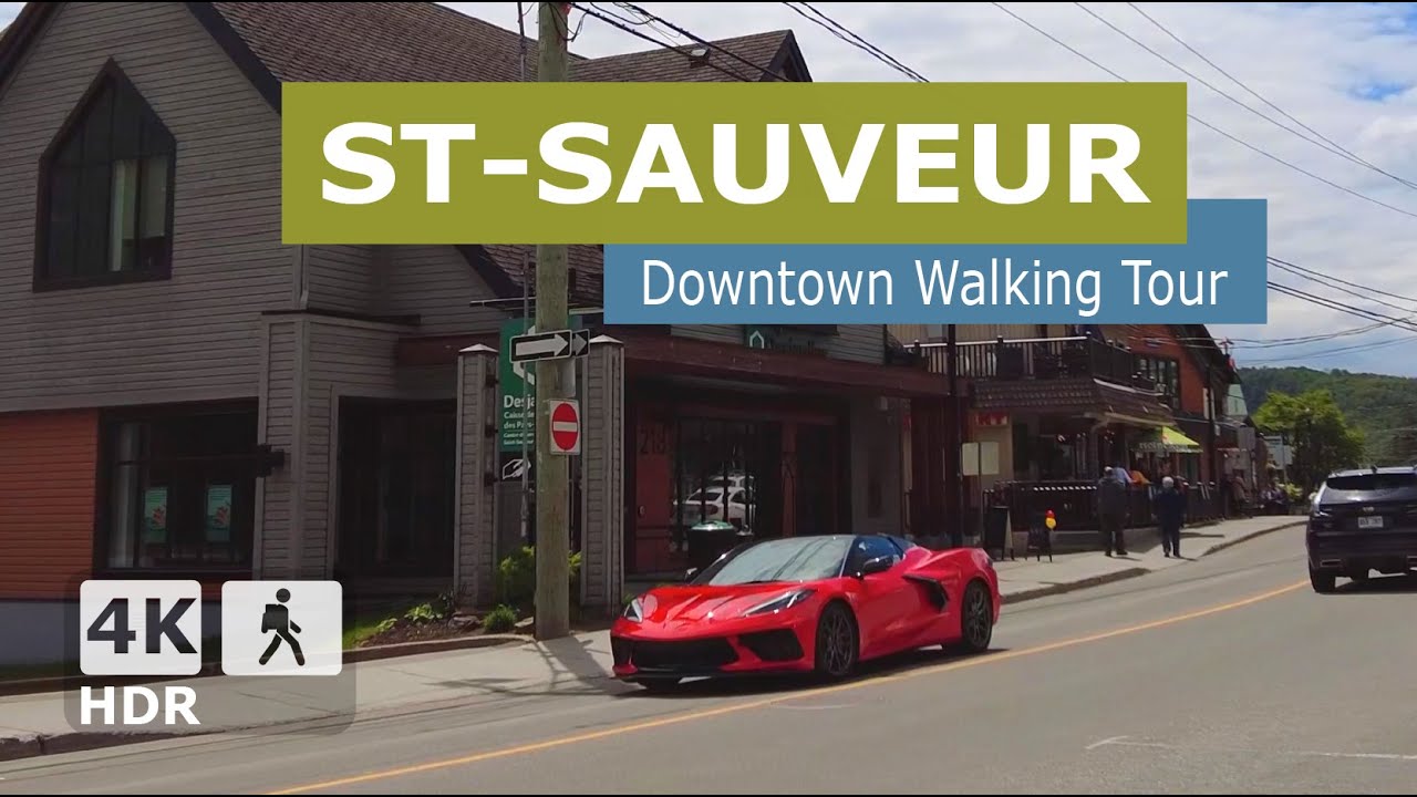 [ 4K ] Explore Saint-Sauveur: A Walking Tour | Quebec, Canada 2025 🇨🇦
