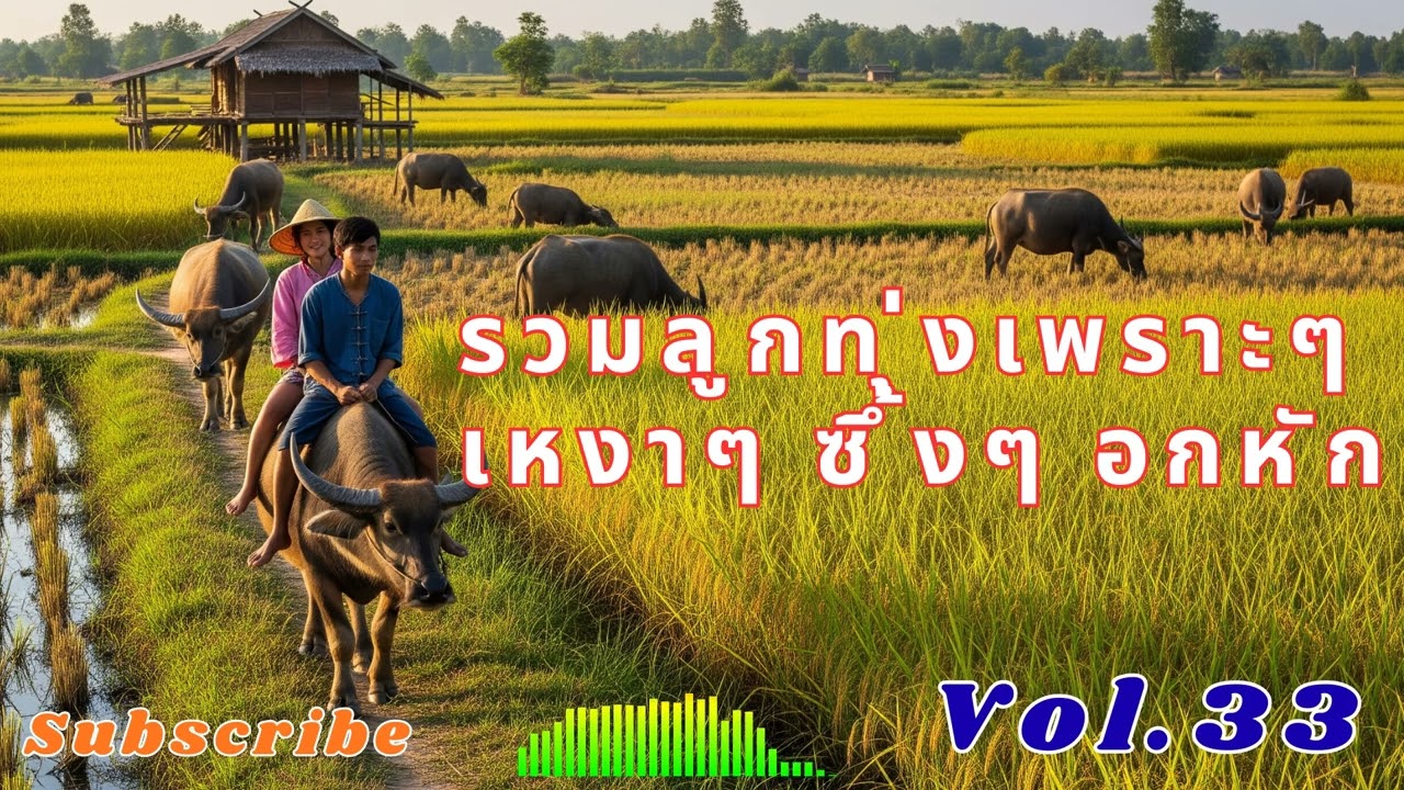 Ep 33 รวมลูกทุ่งเพราะๆ เหงาๆ ซึ้งๆ อกหัก ฟังแล้วคิดฮอดบ้านเฮา