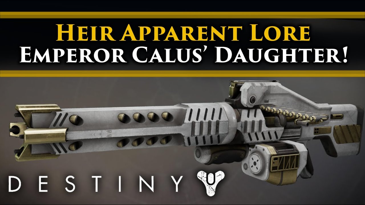 Destiny 2 Lore - Heir Apparent Exotic Weapon Lore! Calus' Daughter, The Red Legion's new leader!