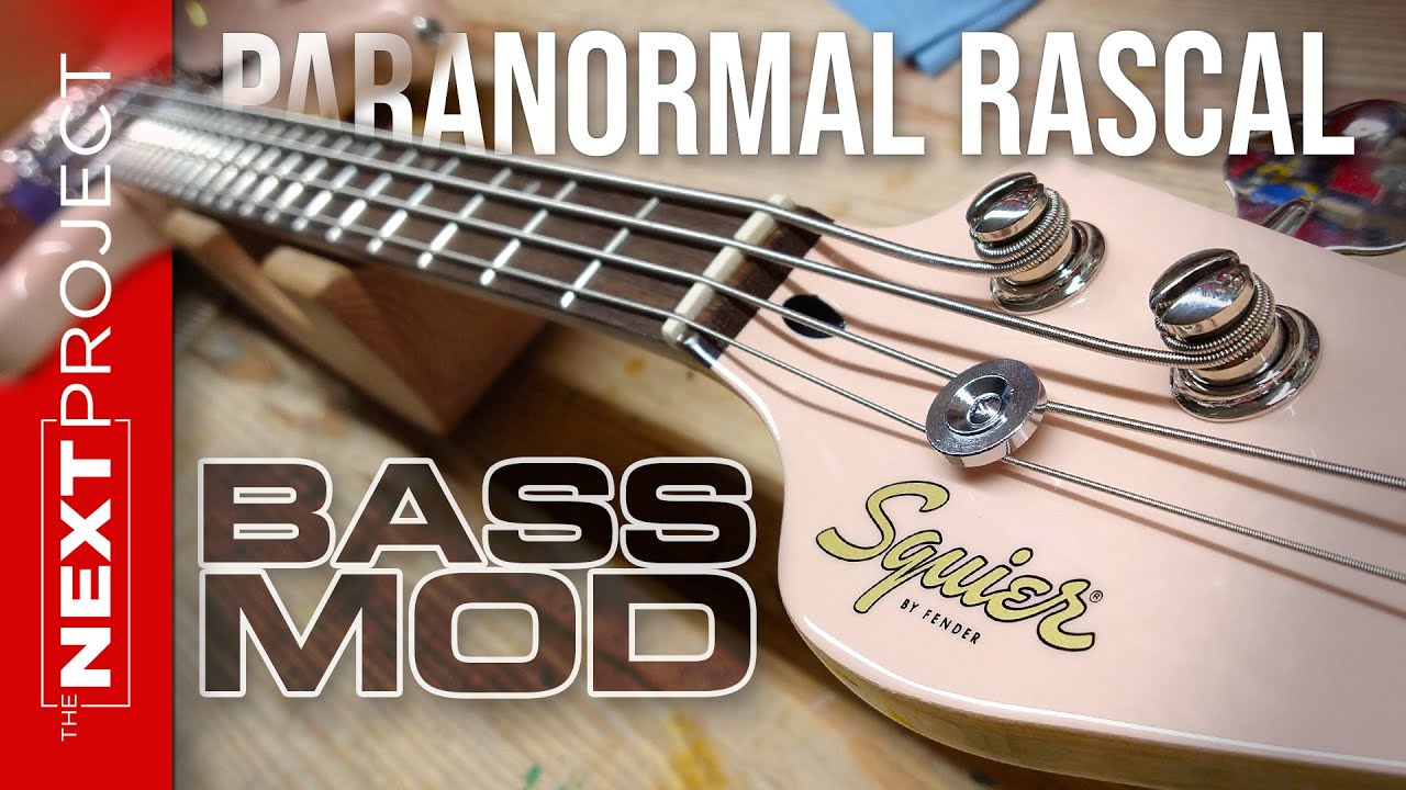 Squier Paranormal Rascal Bass Mod Project