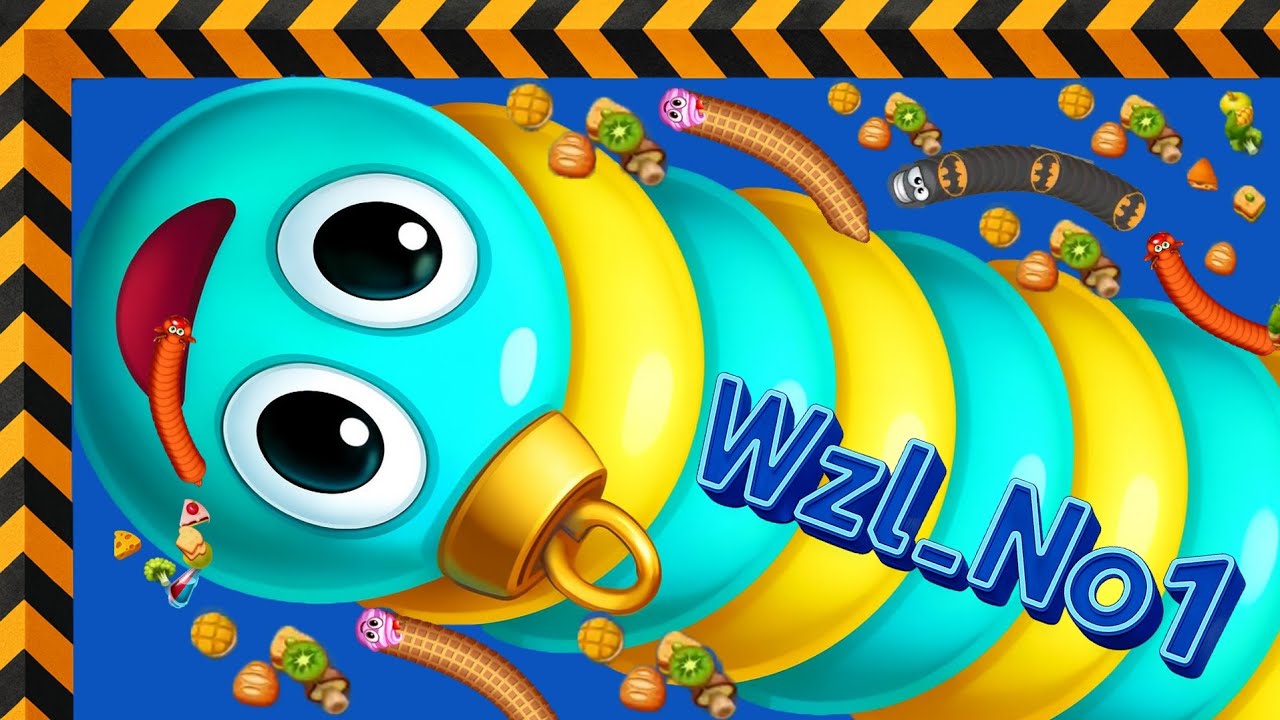 🐍WORMSZONE.IO 🔥Ep80💥The hungriest snake👹Top 1 slither 💯by Wzl_No1