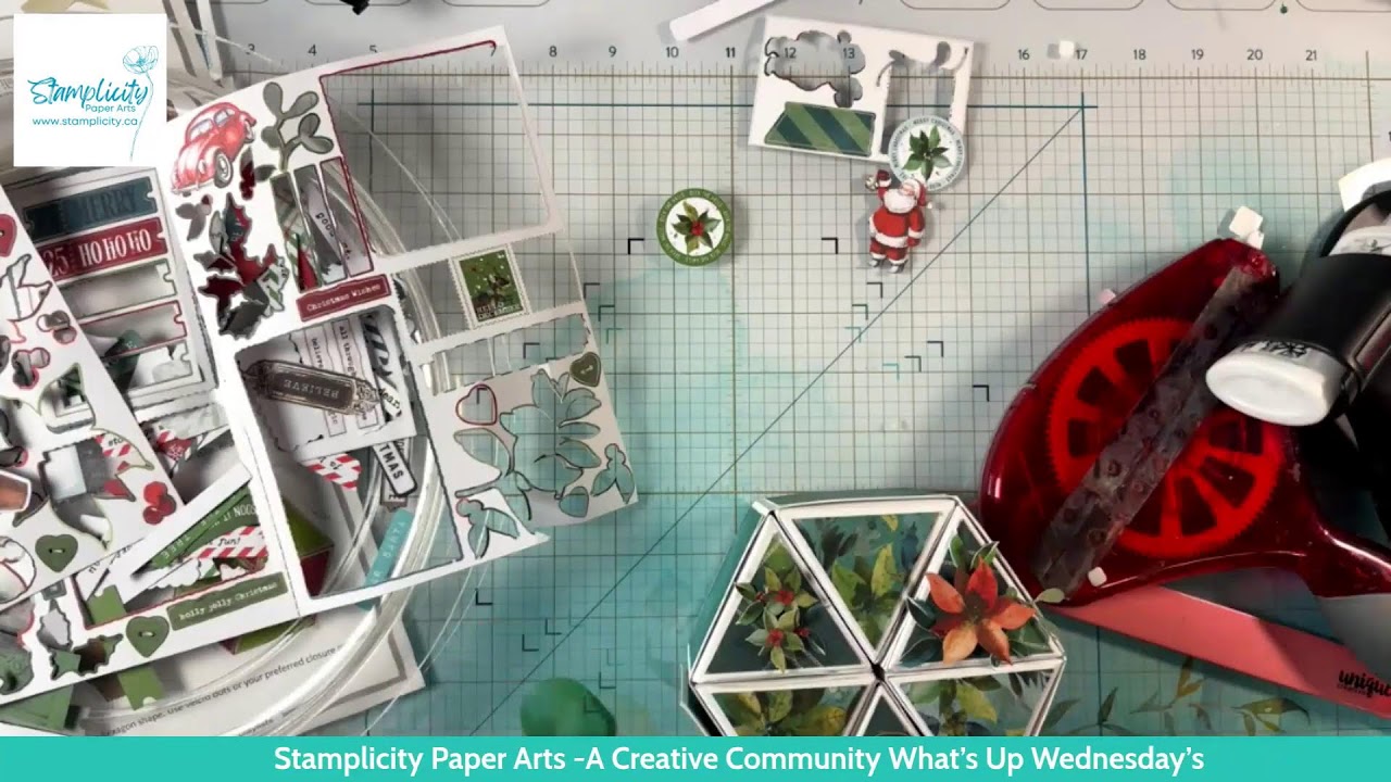 What's Up Wednesdays December 17 - CrafTreat Roll Up Hexagon Boxes  (1)
