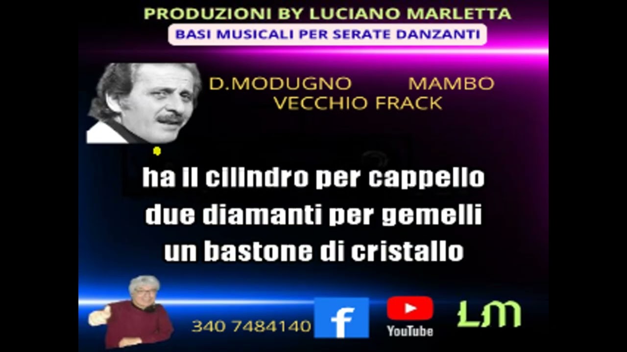 VECCHIO FRACK - D.MODUGNO ( VERS.MAMBO ) (demo)