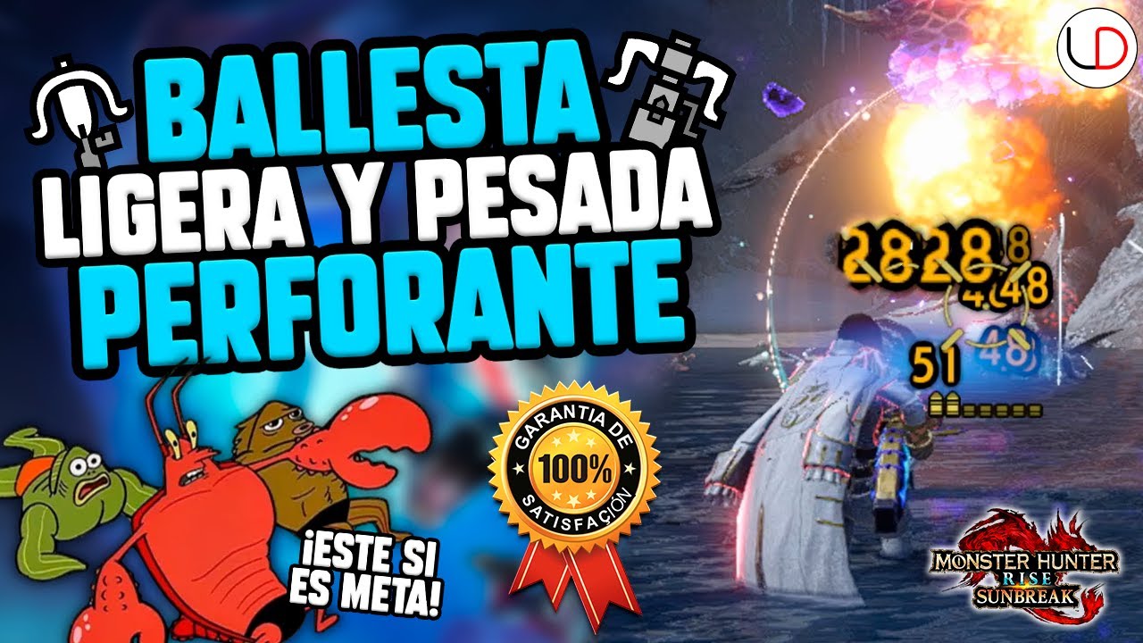 ¡Esta es la ballesta perforante definitiva! | MH Rise Sunbreak