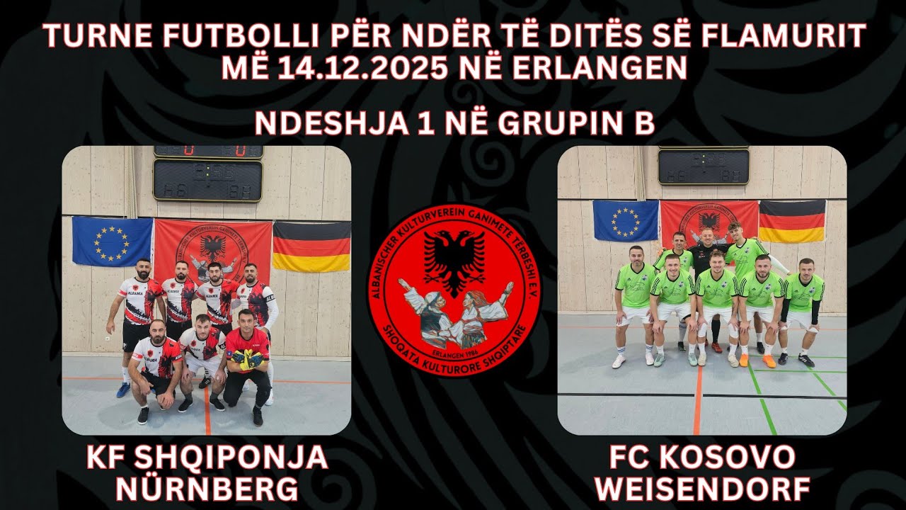 KF Shqiponja Nürnberg - FC Kosova Weisendorf (Ndeshja 1 në Grupin B)